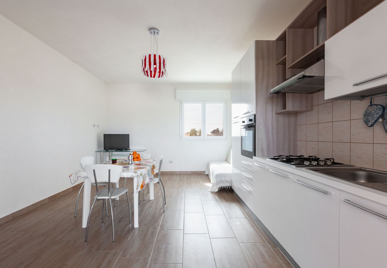 Ferienwohnung in San Pietro in Bevagna - Apartment mit Garten am Meer in Strandnähe der ionischen Küste von San Pietro in Bevagna v271