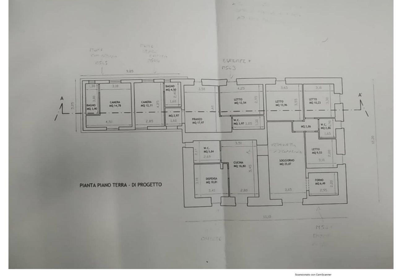 Villa in Corigliano d´Otranto - Historisches Anwesen mit Villa und Nebengebäude, Schwimmbad und Fresken v340