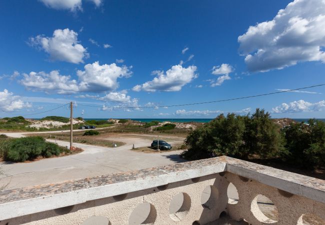 Ferienhaus in Spiaggiabella - Villetta am Strand mit Meer und Seeblick v703