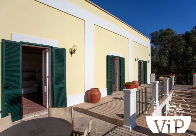 Ferienhaus in Santa Cesarea Terme - Villa Meerblick Strand von Porto Miggiano 4 Schlafzimmer m300