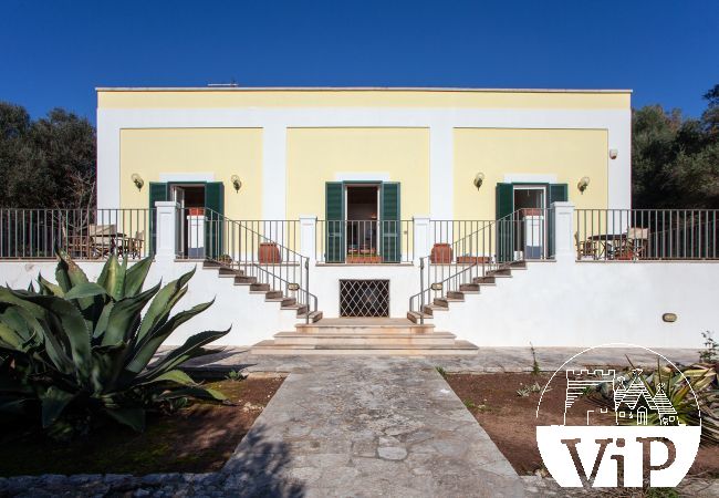 Ferienhaus in Santa Cesarea Terme - Villa Meerblick Strand von Porto Miggiano 4 Schlafzimmer m300