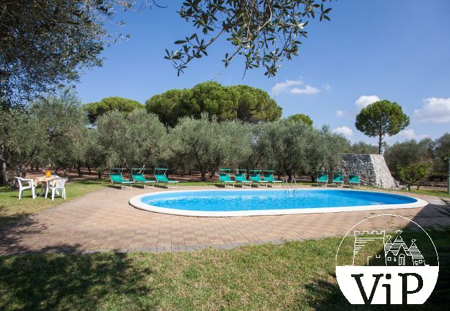 Villa in Corigliano d´Otranto - Landgut mit privatem Pool für große Gruppen m340