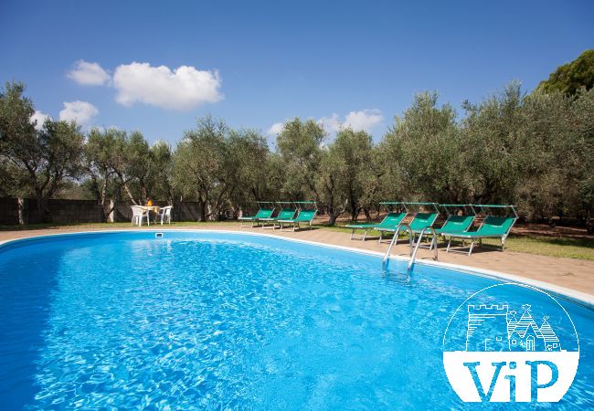 Villa in Corigliano d´Otranto - Landgut mit privatem Pool für große Gruppen m340