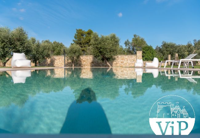 Villa in Castrignano de´ Greci - Villa mit Pool, Trullo mit beheiztem Innenbecken 580