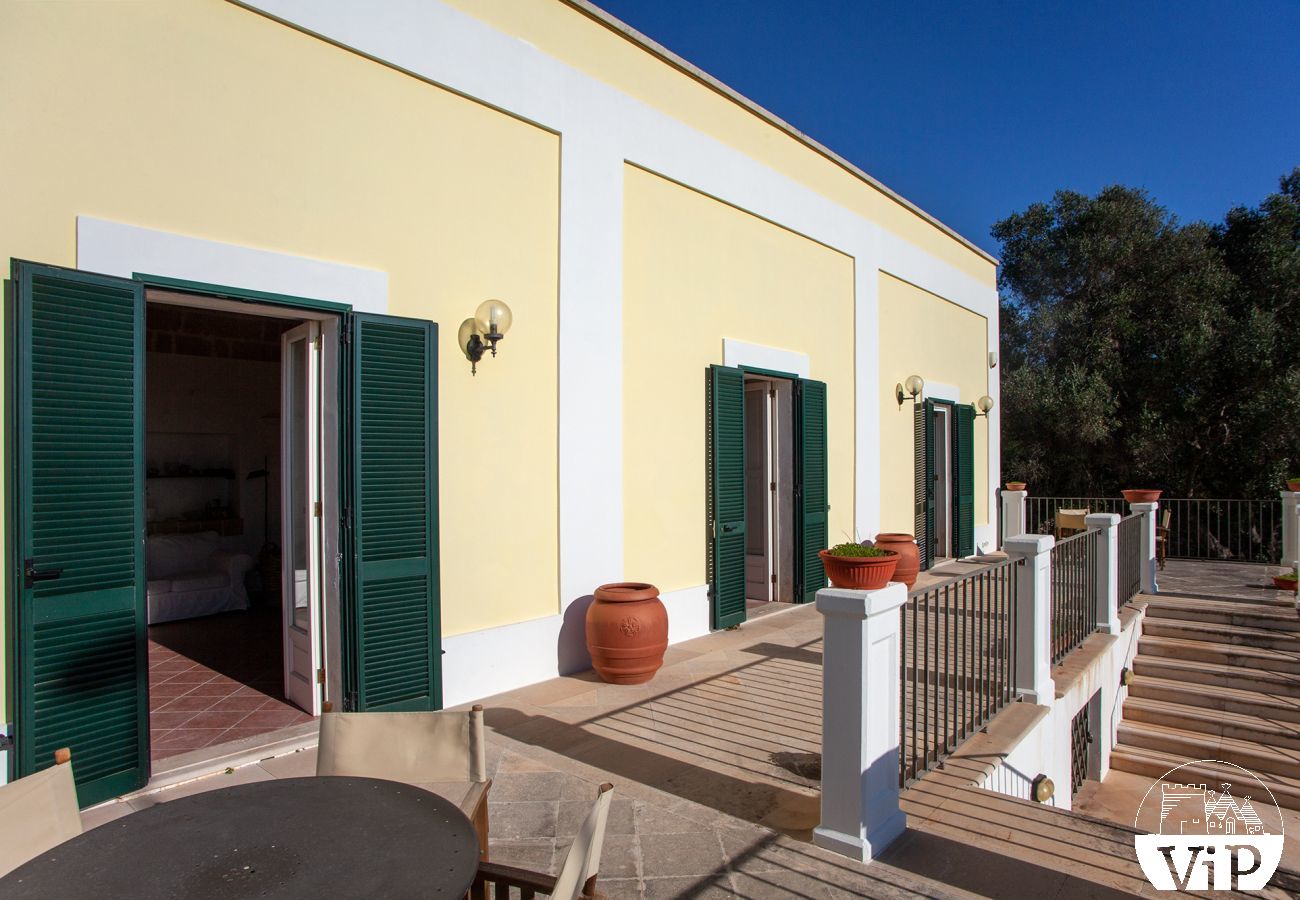 Ferienhaus in Santa Cesarea Terme - Villa Meerblick Strand von Porto Miggiano 4 Schlafzimmer m300