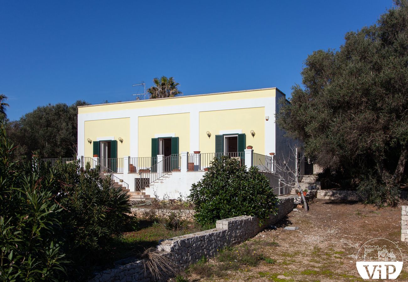 Ferienhaus in Santa Cesarea Terme - Villa Meerblick Strand von Porto Miggiano 4 Schlafzimmer m300