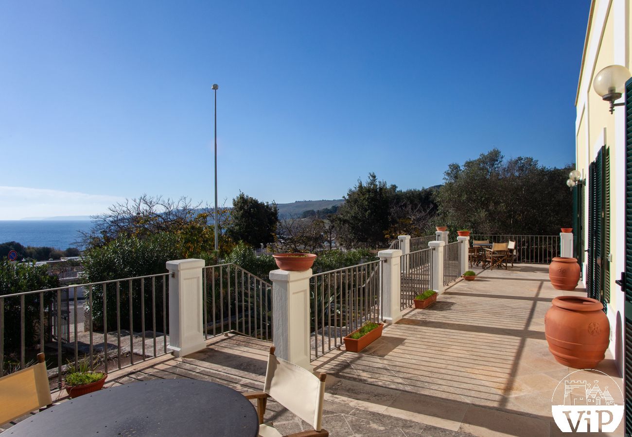 Maison à Santa Cesarea Terme - Villa avec vue sur la mer à Porto Miggiano, 4 chambres m300