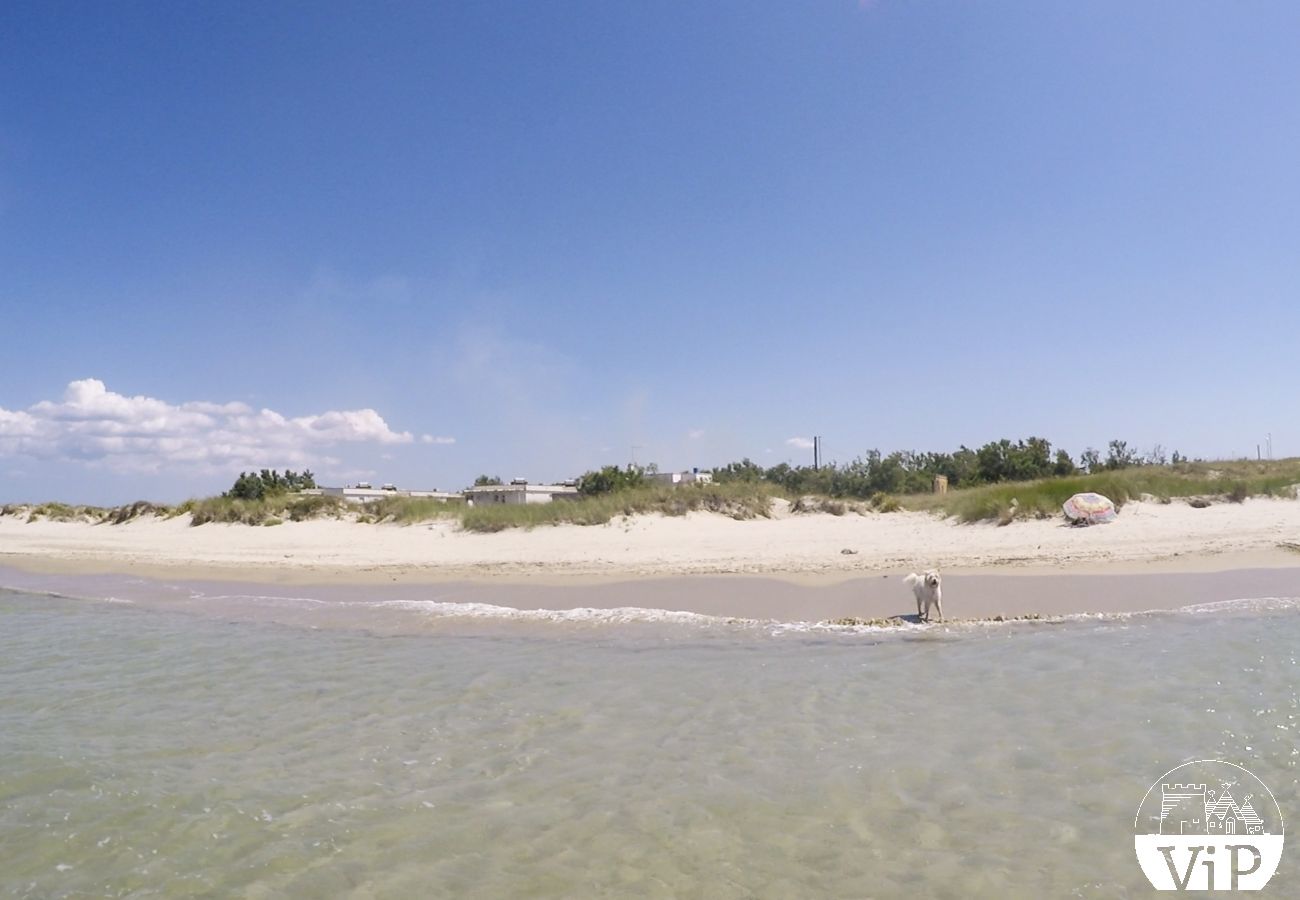 Maison à Torre Chianca - Villa vacances avec grande cour face à la mer 3 chambres m730