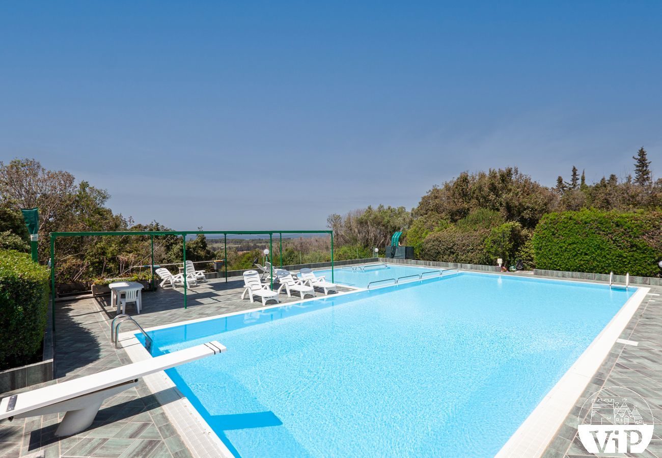 Villa à Torre San Giovanni - Villa vue sur la mer, piscine partagée, côte ionienne m451