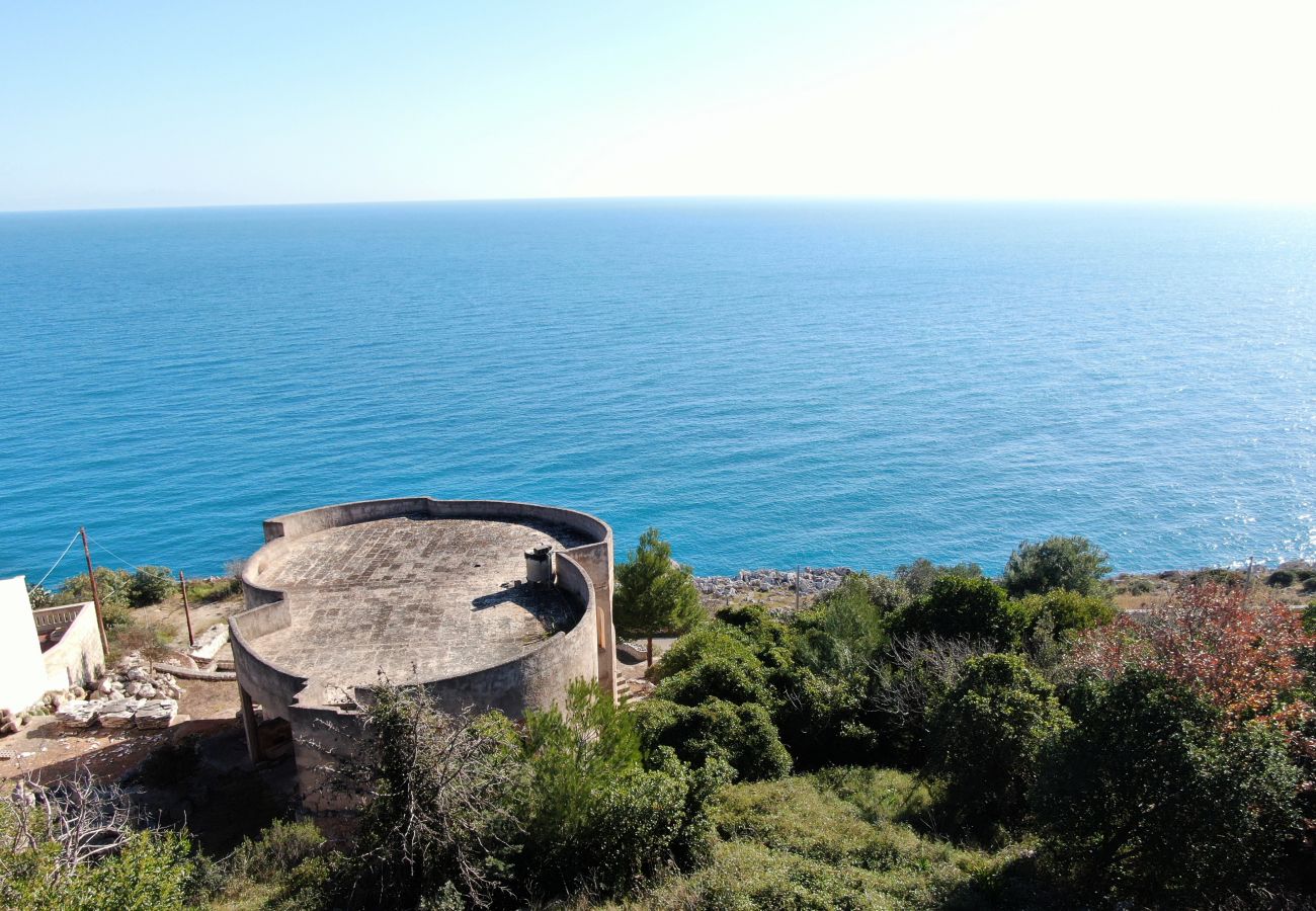 villa à Andrano - Propriété vue sur la mer 3 pajare à restructurer v123