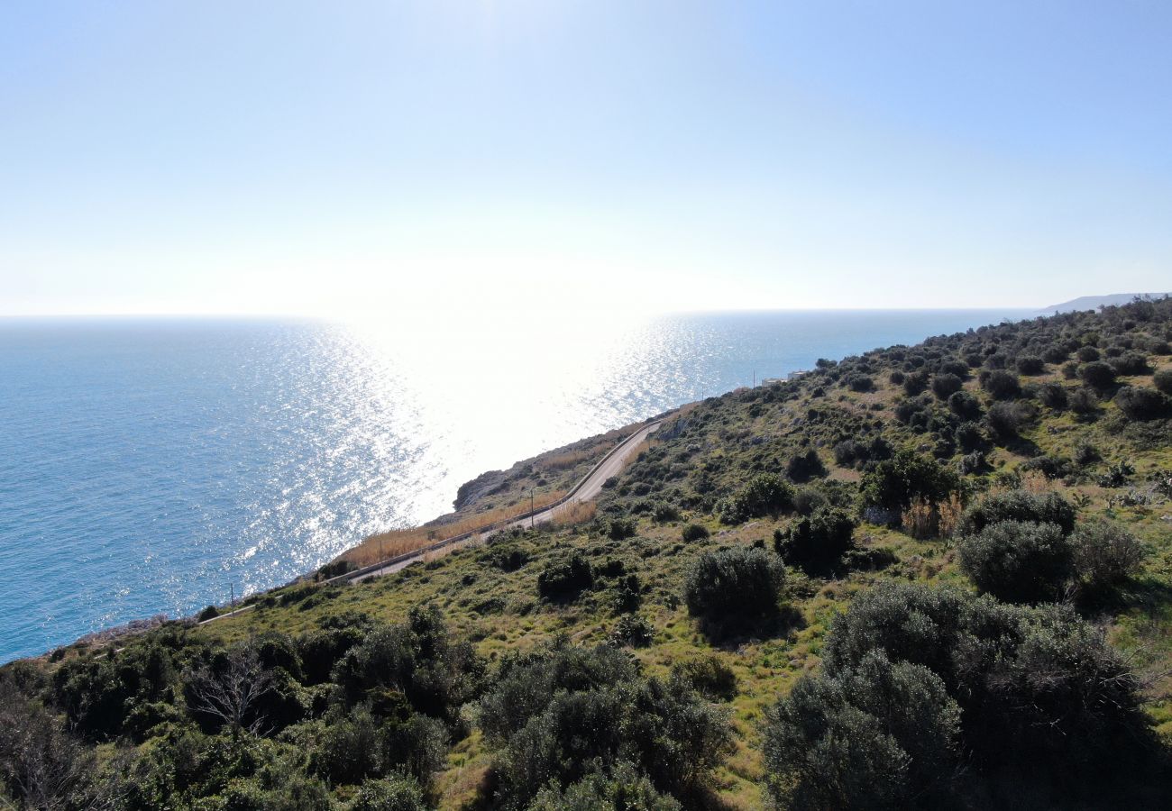 villa à Andrano - Propriété vue sur la mer 3 pajare à restructurer v123
