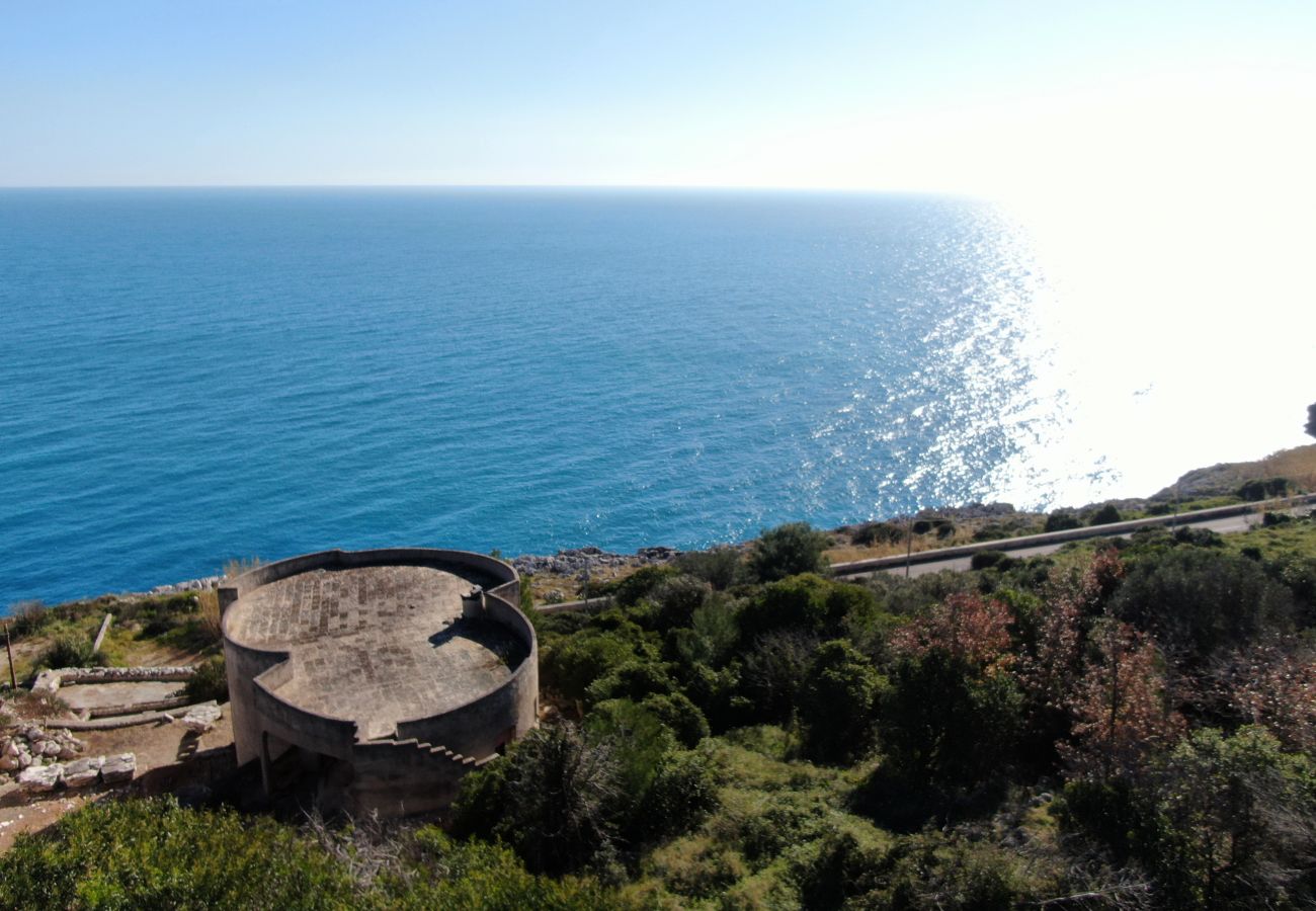 villa à Andrano - Propriété vue sur la mer 3 pajare à restructurer v123