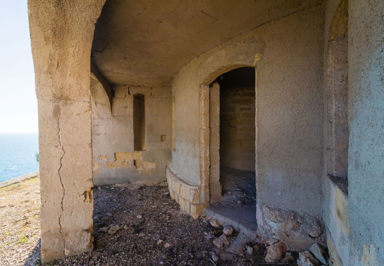 villa à Andrano - Propriété vue sur la mer 3 pajare à restructurer v123