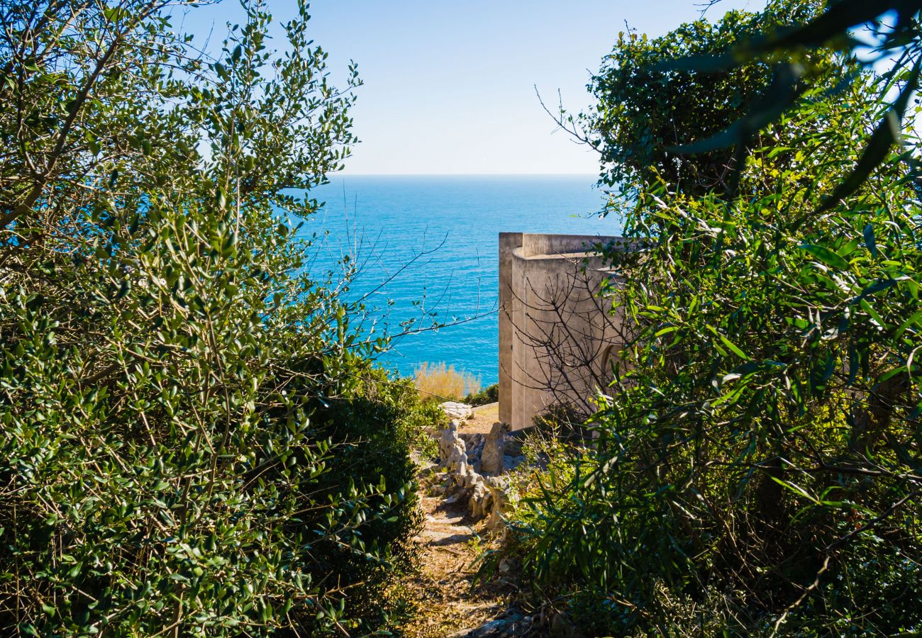 villa à Andrano - Propriété vue sur la mer 3 pajare à restructurer v123
