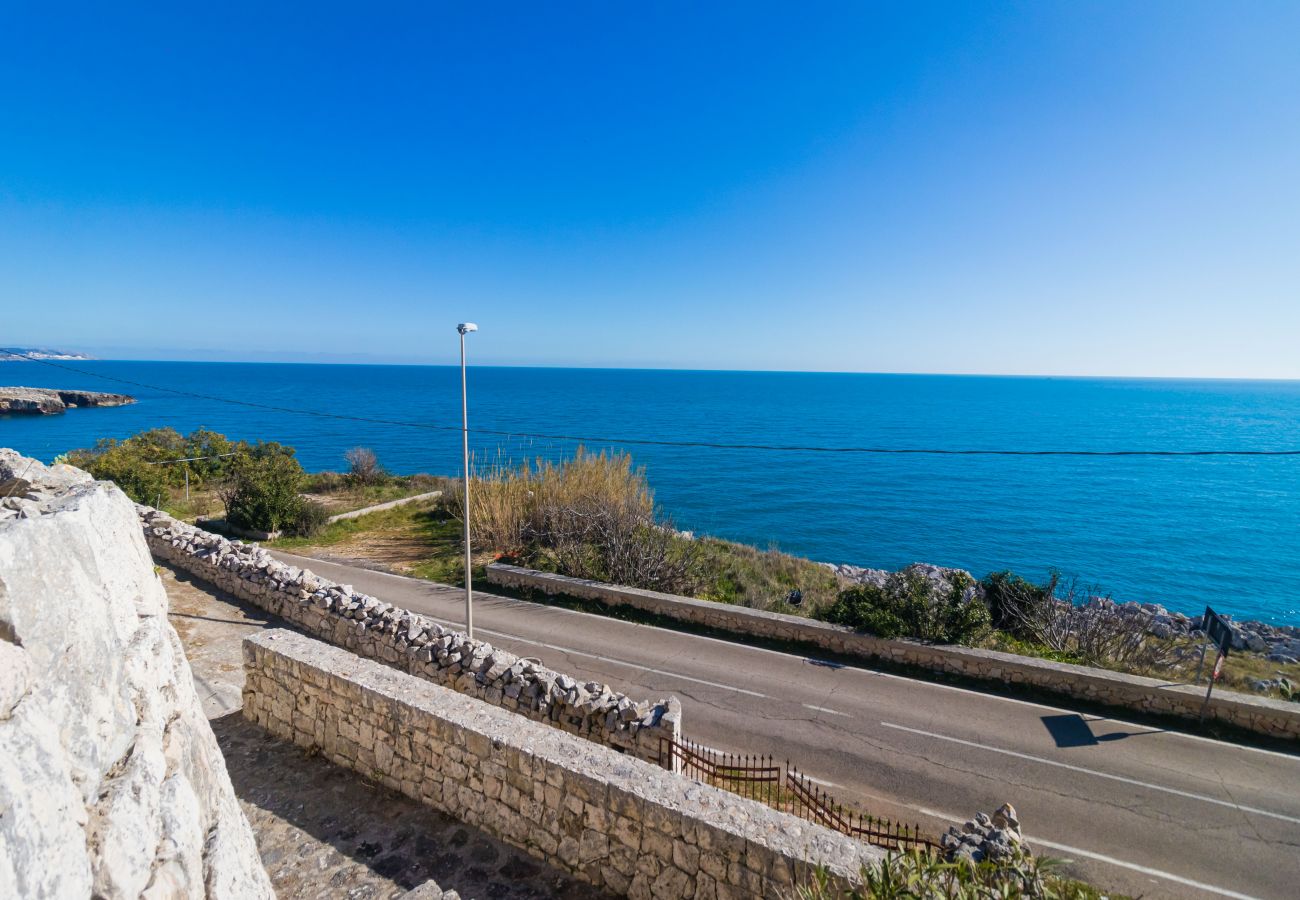 villa à Andrano - Propriété vue sur la mer 3 pajare à restructurer v123