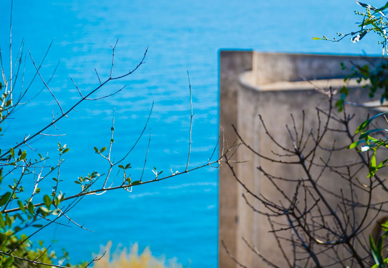 villa à Andrano - Propriété vue sur la mer 3 pajare à restructurer v123