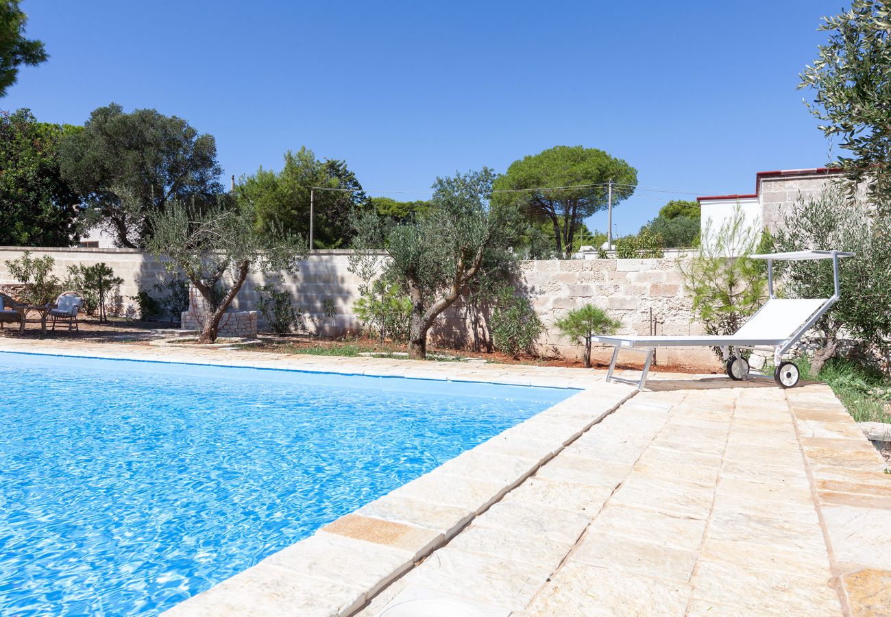 Villa a San Pietro in Bevagna - Villa piscina privata arrivo spiaggia a piedi m280