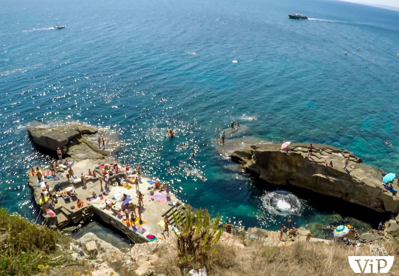 Villa a Vitigliano - Villa Salentina vicina al mare (sia spiaggia che costa rocciosa) con piscina privata, m250