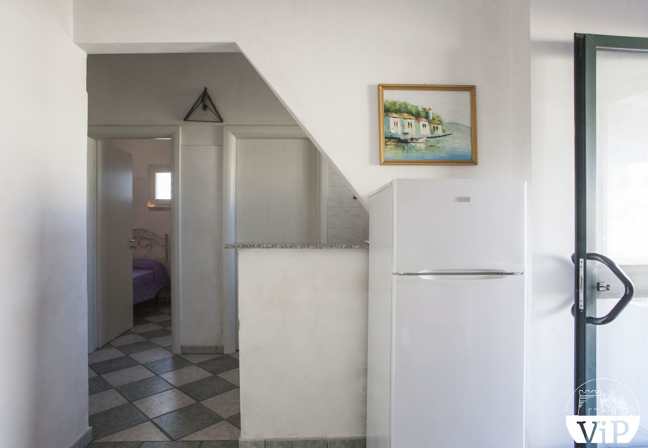 Villa a Specchia - Villa con grande piscina e idromassaggio per gruppo numeroso m350