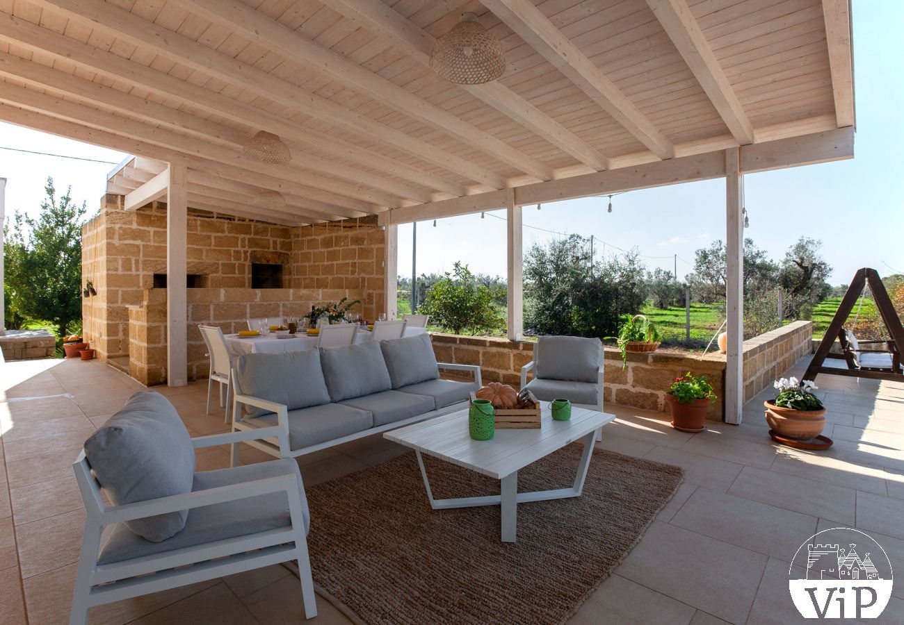 Villa a Ugento - Villa grande piscina privata, 5 camere, 5 bagni, spiagge Ionio Torre San Giovanni, Lido Marini m780