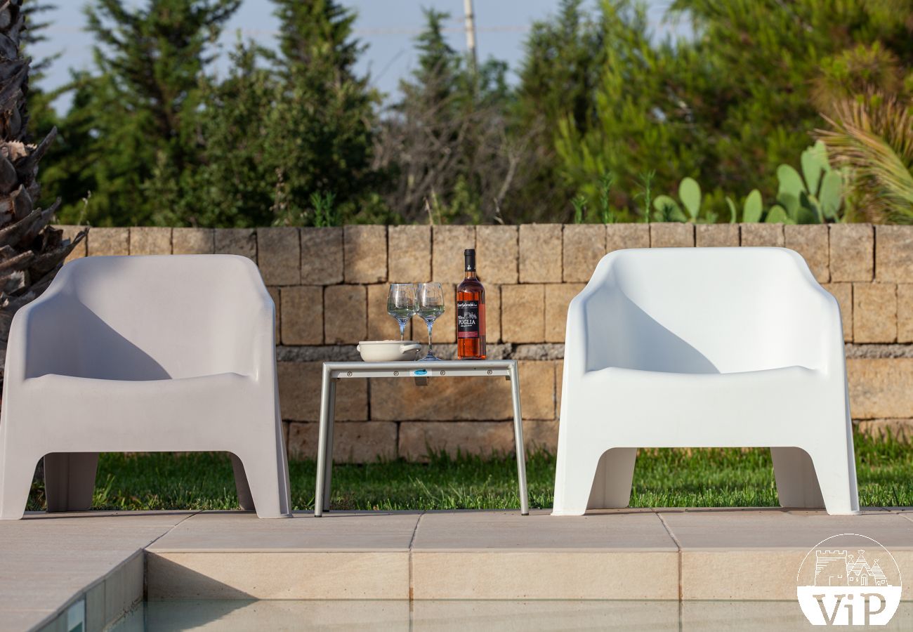 Villa a Ugento - Villa grande piscina privata, 5 camere, 5 bagni, spiagge Ionio Torre San Giovanni, Lido Marini m780