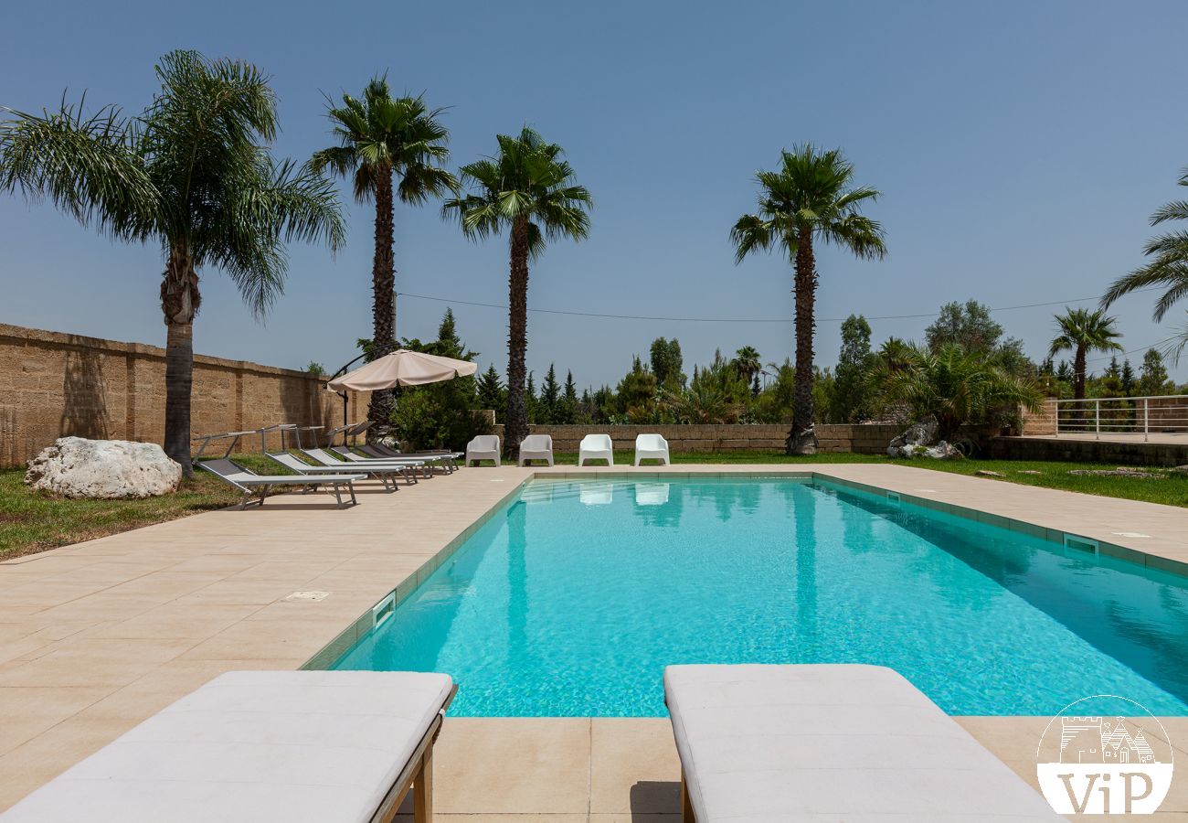 Villa a Ugento - Villa grande piscina privata, 5 camere, 5 bagni, spiagge Ionio Torre San Giovanni, Lido Marini m780