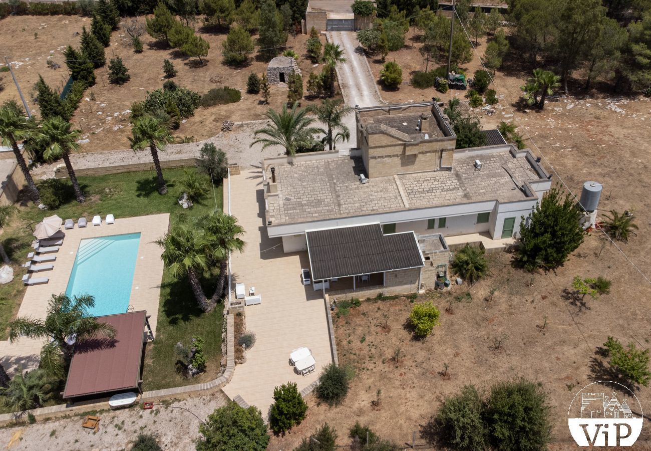Villa a Ugento - Villa grande piscina privata, 5 camere, 5 bagni, spiagge Ionio Torre San Giovanni, Lido Marini m780