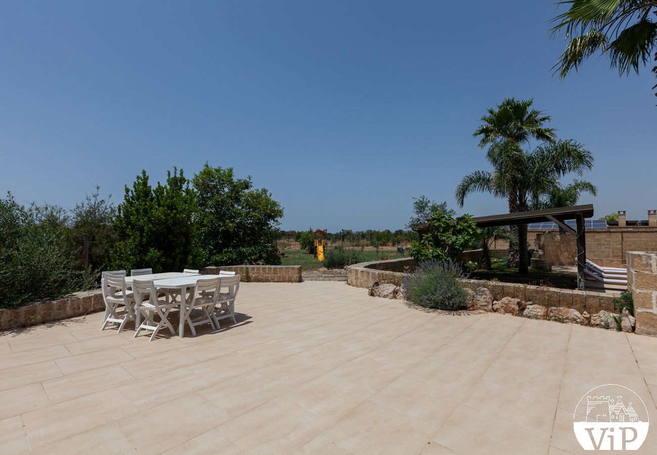 Villa a Ugento - Villa grande piscina privata, 5 camere, 5 bagni, spiagge Ionio Torre San Giovanni, Lido Marini m780