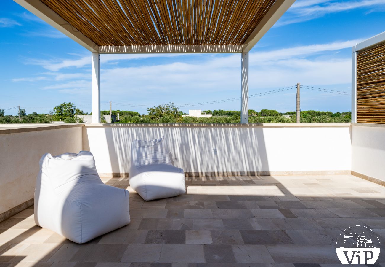 Villa a Castrignano de´ Greci - Villa piscina trullo vasca riscaldata 5 bagni m580
