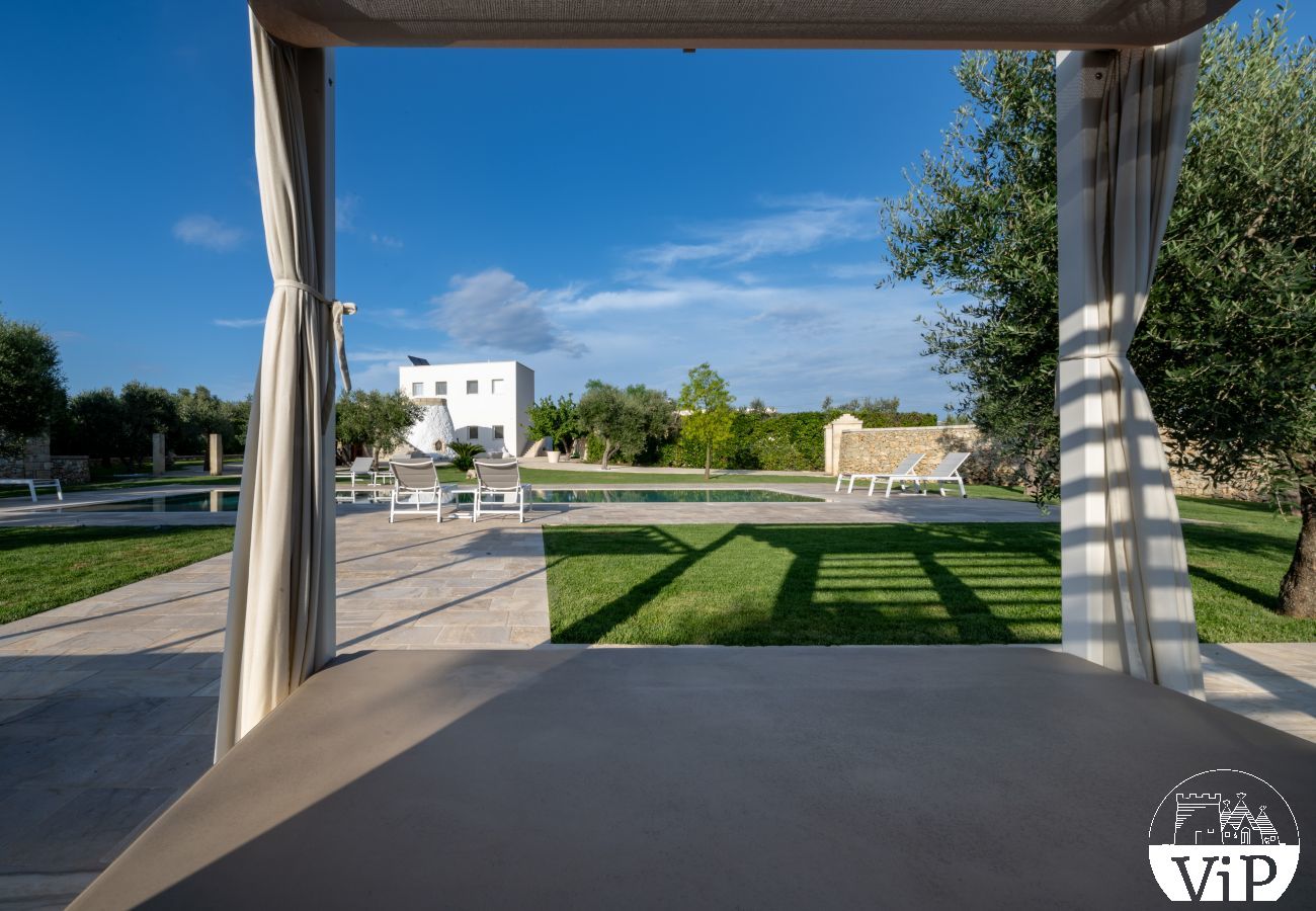Villa a Castrignano de´ Greci - Villa piscina trullo vasca riscaldata 5 bagni m580