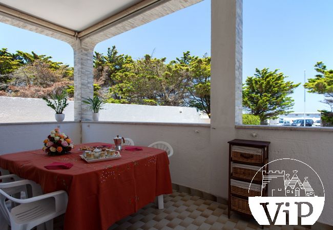 House in Torre Chianca - Holiday villa with large courtyard in front of the beach 3 bedrooms m730