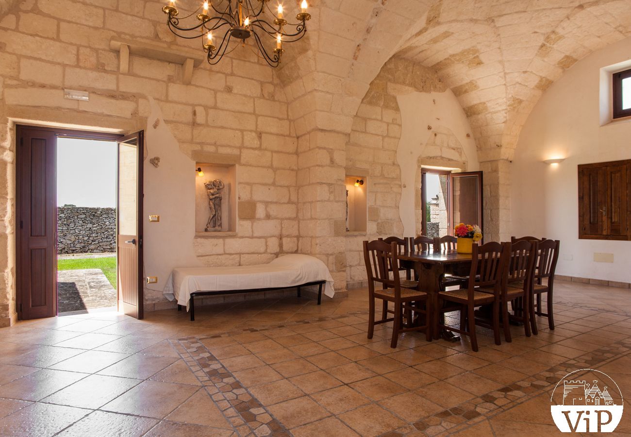 Villa in Melendugno - Masseria relax with private pool and trulli m590