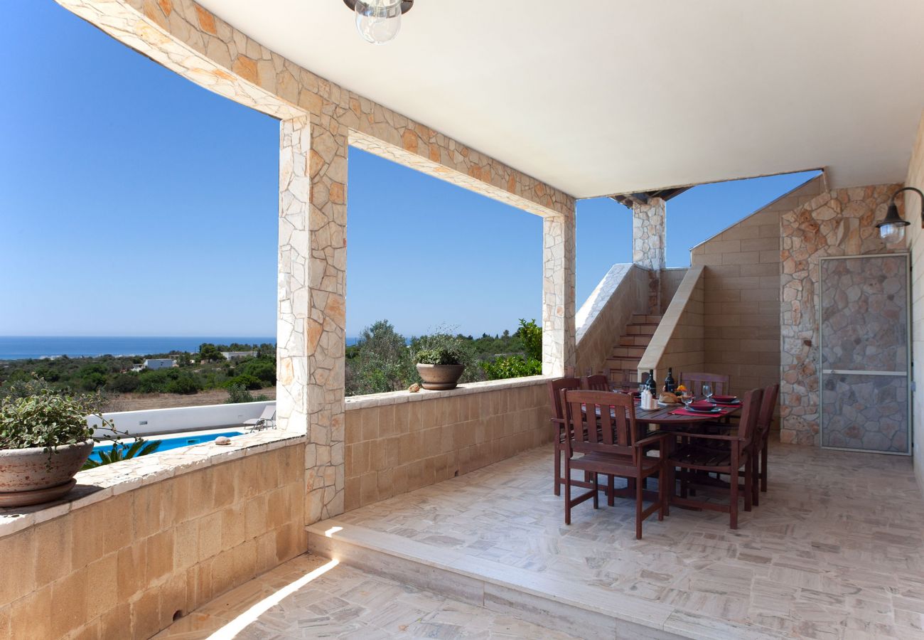 Villa/Dettached house in Torre Pali - Seaview Villa with pool Torre Pali v600